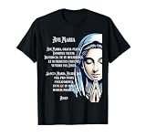 Rosary with Latin Hail Mary Blessed Mother T-Shirt