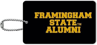 Framingham State Rams Alumn Luggage Card Suitcase Carry-On ID Tag