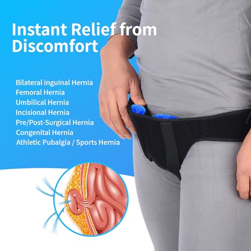 Faja para Hernia para Hombres y Mujeres, Ajustable, Talla L miniatura 3