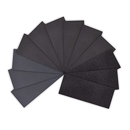 紙やすり 耐水ペーパー 紙ヤスリ かみやすり 4種12枚入 耐水サンドペーパー 紙やすり セット 120 150 240 400 DIY 金属磨き 車の研磨 木工作業 サンディングペーパー