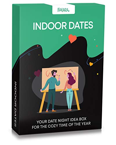 Nalara Indoor Dates Your Date Night Ideas - Couple Games for Date Night Box â€“ Couple Gifts â€“ Date Night Kit