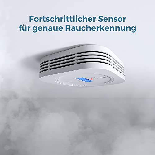Gasmelder Aegislink Rauch- und Kohlenmonoxidmelder mit LCD-Anzeige
