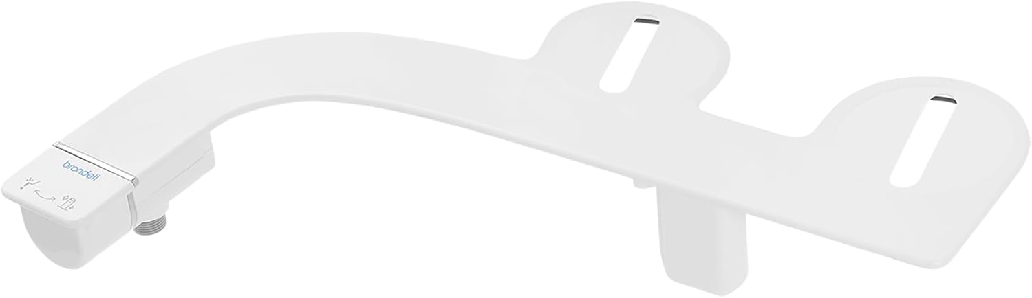 Brondell WS-11 Rinslet Single Nozzle Bidet Attachment, White