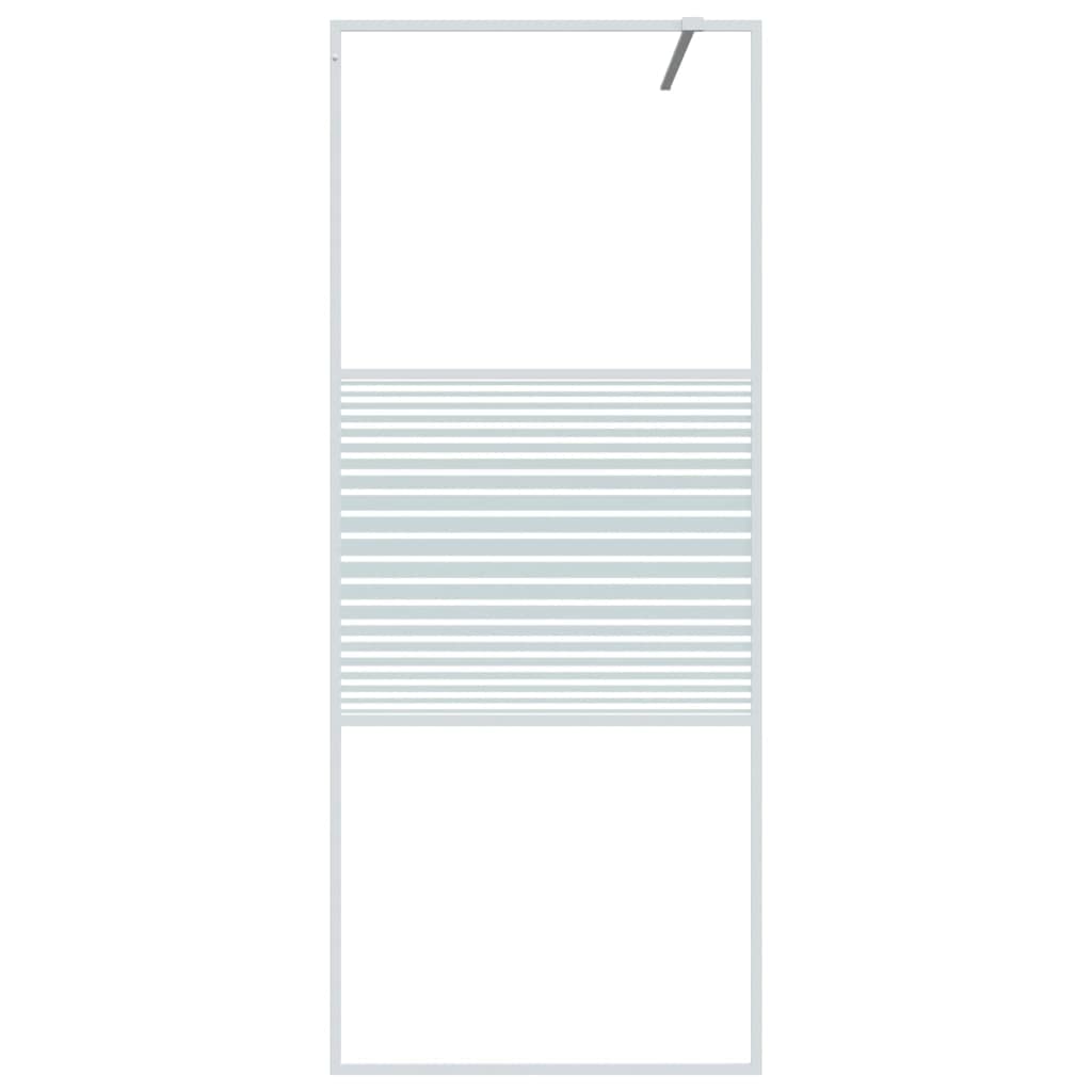 INLIFE Mampara de ducha de cristal templado transparente, 80 x 195 cm, 21,46 kg, 152150
