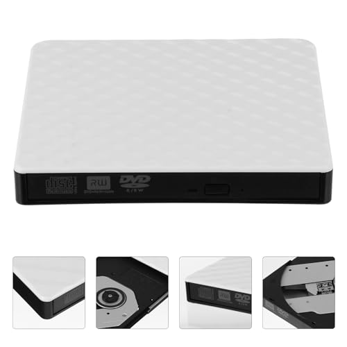 Lectora y grabadora externa de DVD USB 3.0 blanca miniatura 7