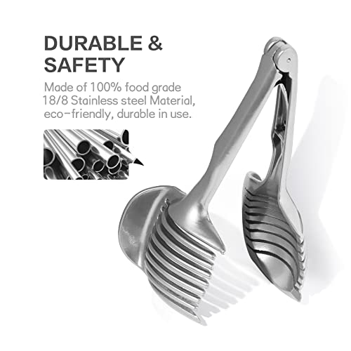 Tomato Slicer Lemon Cutter, Multipurpose Tools For Soft Skin Fruits And Vegetables, Home Made Food & Drinks Decoration #TOP3