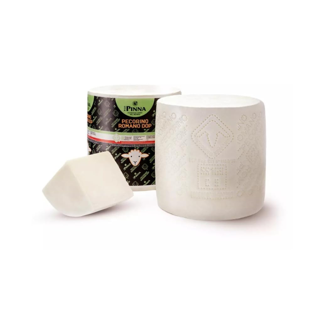Pecorino Romano AOP Assaisonné 12 Mois – Fromage de Haute Qualité, Goût Intense et Authentique (0,500)