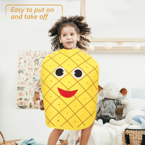 Disfraz completo piña para niños talla mediana miniatura 3