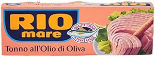 Rio Mare: Tuna Fish Cans in Olive Oil, Yellowfin Tuna Quality * 2.82 Ounce (80gr) Packages (Pack of 12) * [ Italian Import ]