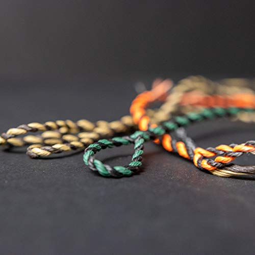 Bowstring Recurve Bow Flemish Twist B-55 (Green/Black, 51