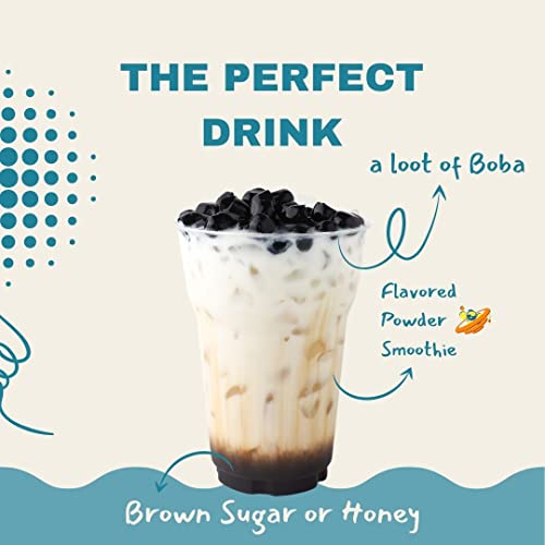 Cream and Sugar Mix for Flavored Boba Bubble Tea Powder for Milk Tea Premium Instant Drink Mix - 2.2 LB bag for 40-45 Servings - Just Add Tapioca Pearls by BUBBLE TEA SUPPLY