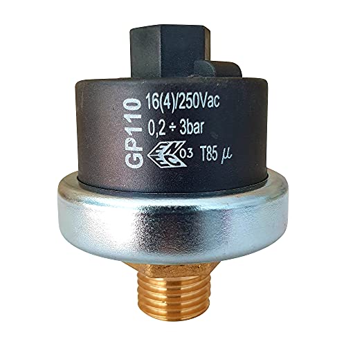 Pressostat Mater GP110 1/4" réglable pour stopper les surchauffes de vapeur - 2