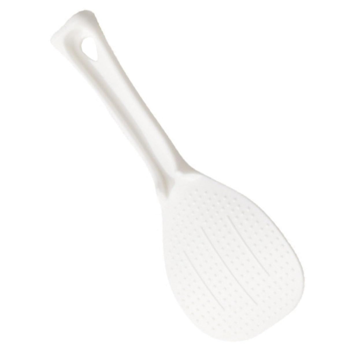 GRIRIW Vertical Rice Spoon Plastic Rice Paddle Safe Rice Scooper Rice Spatula for Rice Paddle Reusable Rice Spatula Plastic Rice Scooper Kitchen Rice Paddle White Pp