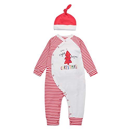 Baby Romper Winter Long Sleeve Snap Front One Piece Sleepwear Organic Cotton Footless Romper with Cap Set