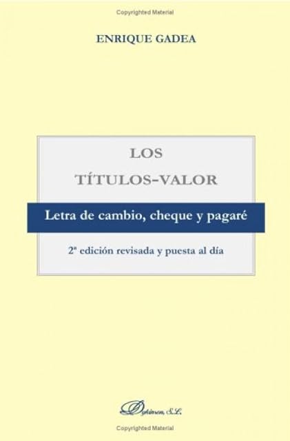 Portada de Los Titulos-Valor. Letra de Cambio Cheque y Pagare