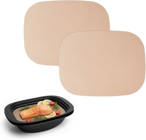 Set di 2 pellicole permanenti per cottura per Thermomix TM7 Varoma - Carta da forno riutilizzabile - Antiaderente - Resistente al calore fino a 250 °C - Lavabile in lavastoviglie - Accessorio per TM7