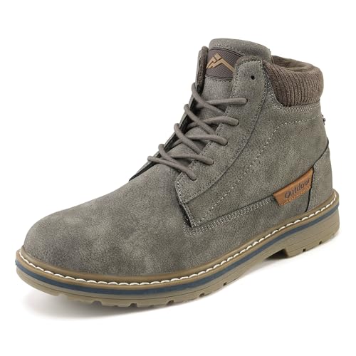 CC-Los Men's Winter Snow Boots with Sherpa Fleece Lining