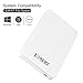 immagine 1KESU 160GB Hard Disk Esterno Portatile Type C USB 3.1 HDD Storage per PC, Mac, Desktop, Laptop, MacBook, Chromebook (Bianco)