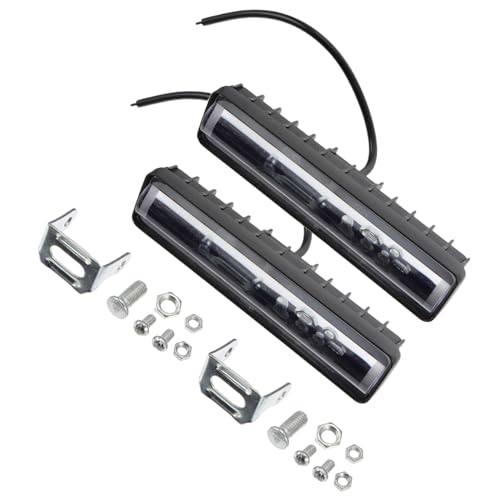 CLISPEED 2個 日行灯 車用ドライビングランプ 防水ワークライト スポット フラッドバーライト 夜間走行作業灯に
