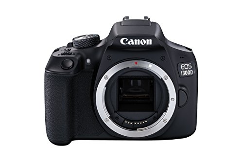 Canon EOS 1300D DSLR Camera - Black (Renewed)