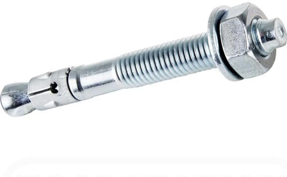 523137 FXA Through Bolt Wall Anchor 12/10 x 104 mm, Zinc Plated, Set of 20 Pieces