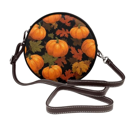 Sac bandoulière citrouille rond pour vos sorties d'automne