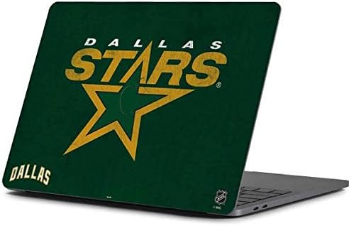 Skinit Decal Laptop Skin Compatible with MacBook Pro 13-inch (2016-17) - Officially Licensed NHL Dallas Stars Distressed Design