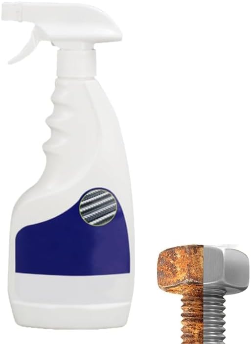 Heavy Duty Metal Rust Remover, Anti-Rust Converter Spray, Paint Cleaner for Metal, Powerful Rust Remover Rust Converter for Metal, Car, Steel (500ml)