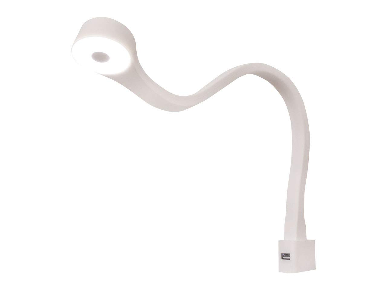 Furniture24 LED-Lampe mit USB-Anschluss Nachtlampe Bettlampe Zusatz für Schrankbetten (1 stck.)