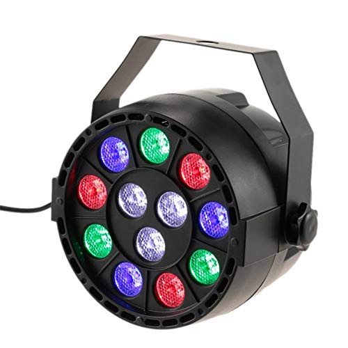 ����Ɩ� 15W RGBW LED�X�e�[�WPAR���C�gAC 90-240V / 8�`�����l��/ DMX-512 /�Ɩ��X�g���[�u �f�B�X�R�p�[�e�B�[���C�g(US)
