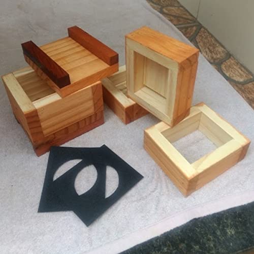 Kit 2 Caixas Para Criação de Abelha Jataí, Iraí Sem Ferrão, Mirim 2 Melgueiras