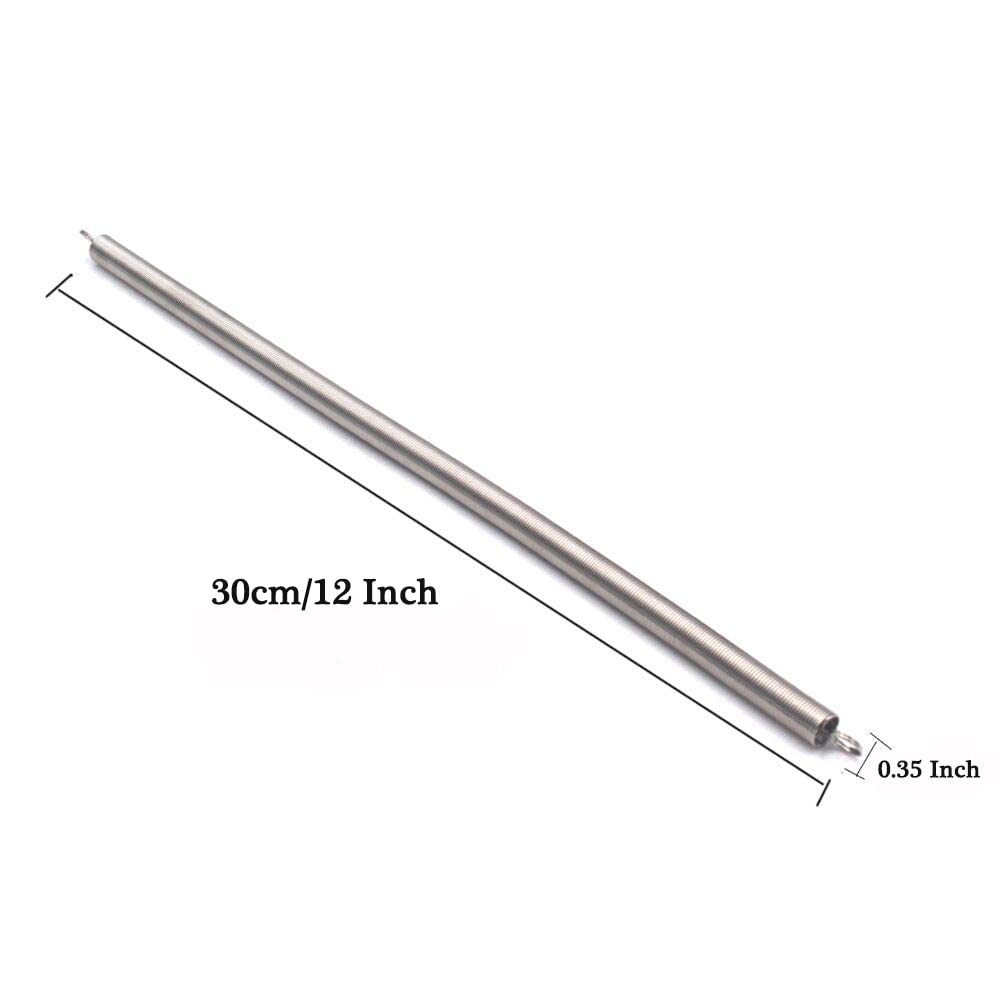 18 PCS Steel Extension Spring-Long Screen Door Spring - 12" Length - 0.35" Diameter