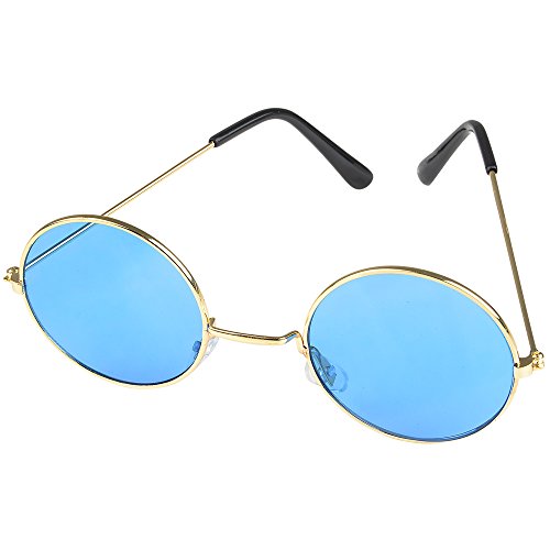 Rhode Island Novelty Round Colored Lens Sunglasses, One Per Order, No Color Choice #TOP1