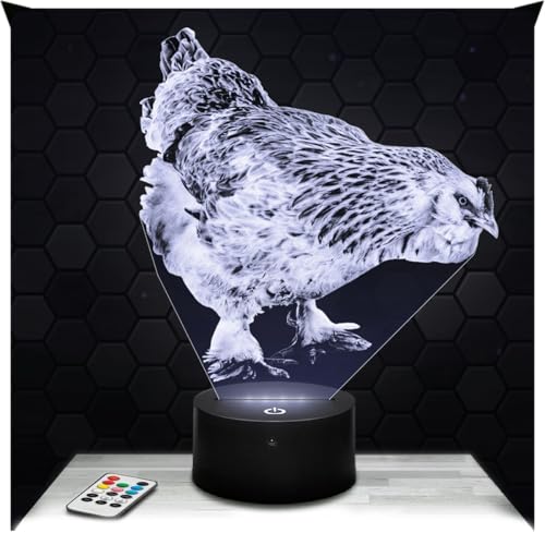 🌈 【FINO A 16 COLORI A SCELTA】Puoi anche scegliere il formato della tua lampada 3D e della sua base (base, touch, altoparlante Bluetooth, sveglia, legno massiccio...).