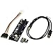 Produktbild MENGS® PCI-E 1x Express16x Adapter Riser Karte Erweiterung Powered USB 3.0-Kabel für Bitcoin Mining