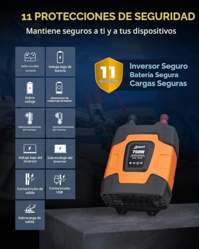 Inversor de corriente Truper 750W 8 Imagen adicional