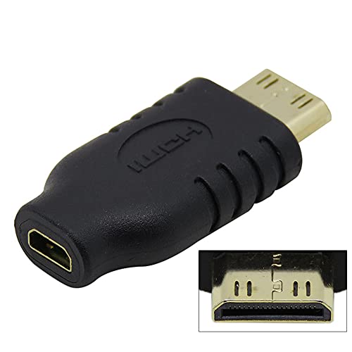 Adaptador Micro HDMI Hembra a Mini HDMI Tipo C miniatura 5