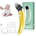 URAQT Aspiratore Nasale, Detergente per Naso Elettrico per Bambini, Aspiratore Nasale Neonato con 2 Ugelli Riutilizzabili per Ventose, per Neonati, Bambini Piccoli Neonati (Giallo)