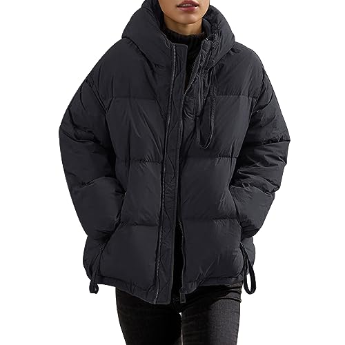 Fulidngzg Abrigos Cremallera Fina Talla Grande Chaqueta De Invierno Plegable Primavera Chaqueta Acolchada Acolchado Anoraks Chaquetas Trekking Calefactable Plumiferos Cazadora Elegantes Softshell