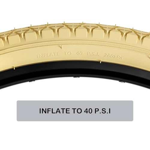 MOHEGIA 26x2.125 Cream Cruiser Tires