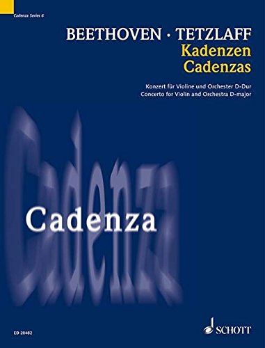 Cadenzas-to the Concerto for Violin and Orchestra D major op. 61 Cadenza 6 violin and timpani