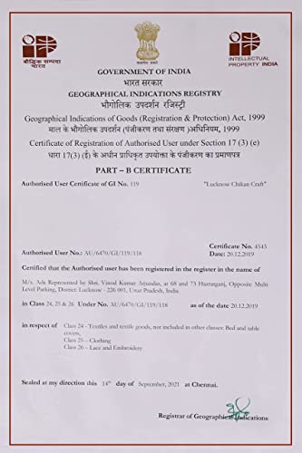 Ada Indian Lucknowi Handmade Chikankari Cotton Kurti Kurta Tunic For Women A411181 (White, 3Xl) #TOP6