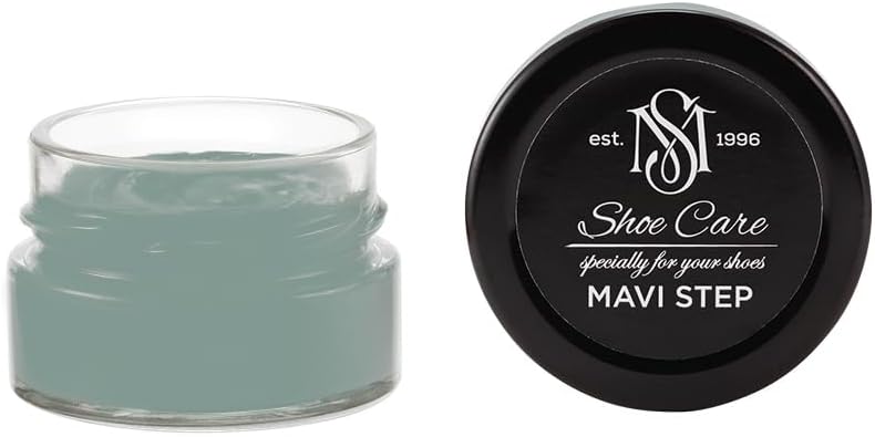 Suede & Nubuck Cream - NCS S 4010-B90G Shaded Willow - Color Renovator & Suede Conditioner for Velvet Texture by MAVI STEP - 1.70 fl oz / 50 ml