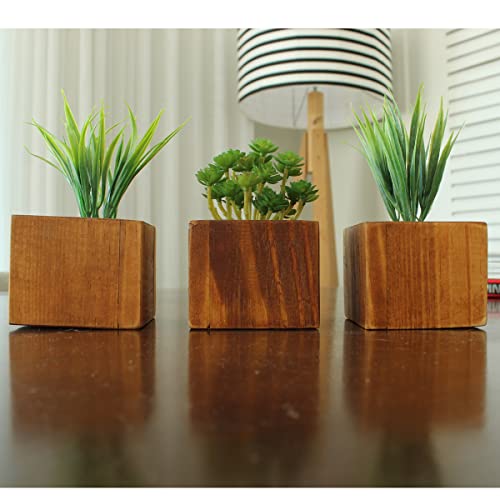 3 Vasos Com Plantas Artificiais Decoração Casa Home Sala