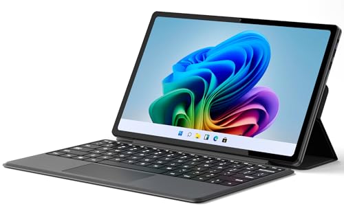 jumper 2-in-1 Laptop/Tablet（2025）,4-core N150, 12GB DDR5 RAM 512GB SSD, 12 Inch 2K FHD IPS Touchscreen,Windows11 Tablet with Magnetic Keyboard, 2 Stereo Speakers,for Student Back to School