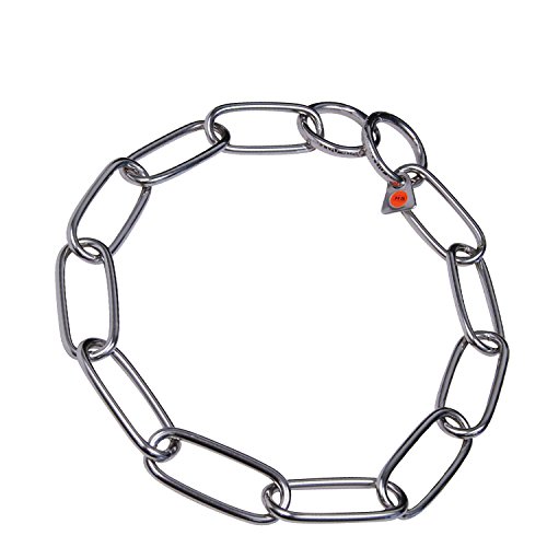 Lien à long collier en acier inoxydable pour éducation du chien - 2