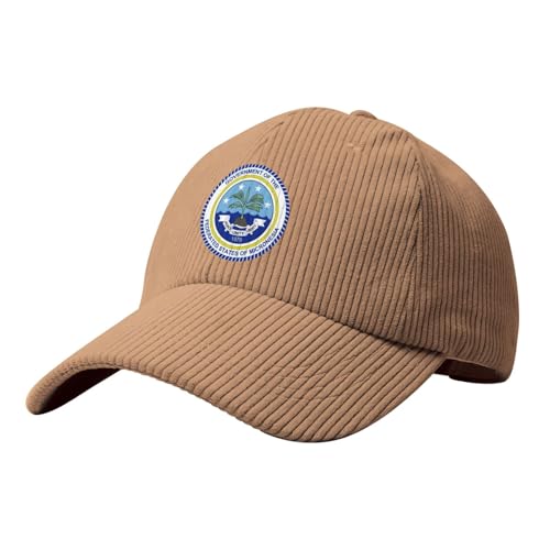 Protection Solaire Max Casquette États Fédérés De Micronésie Militaire Velours - Unisexe Ajustable Camionneur
