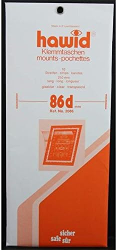 Stamp Mounts - 210 x 86mm - Clear (10 per pack)