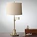 Set of 2 Natural Linen Medium Drum Lamp Shades 13