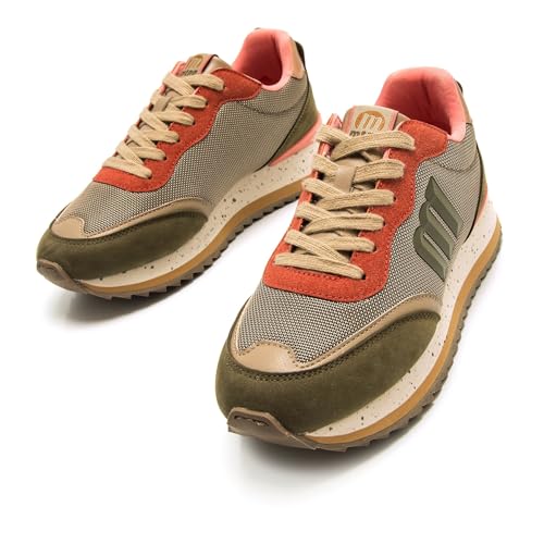 Mtng Para Mujer. 60872 Zapatillas Onyx Verde (36), Plano, Cordones, Casual - 3